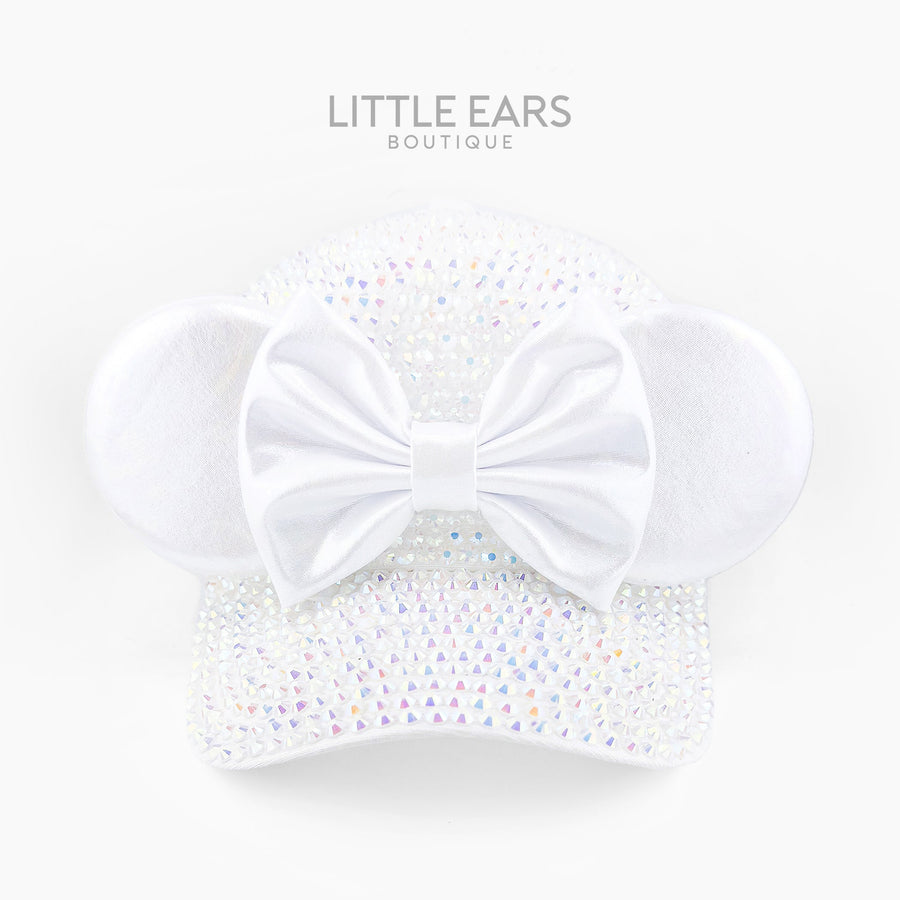 White Iridescent Hat