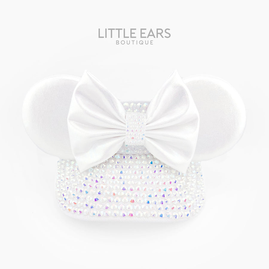White Iridescent Visor