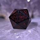 Spellcaster Obsidian Stone Dice