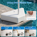 Pool Basketball Hoop with Adjustable Height & 2 Balls