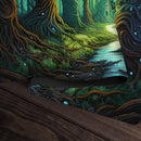 Enchanted Green Forest Playmat