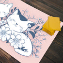Purrfect Petal Playmat