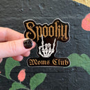 Spooky Moms Club Sticker | Vinyl Die Cut Decal