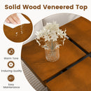 Square Coffee Table Mid Century Modern Center Table-Walnut