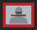 MLB Baseball Photo Picture Frame Kit - St. Louis Cardinals (Red Matting, Light Blue Trim)