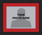 MLB Baseball Photo Picture Frame Kit - St. Louis Cardinals (Red Matting, Light Blue Trim)