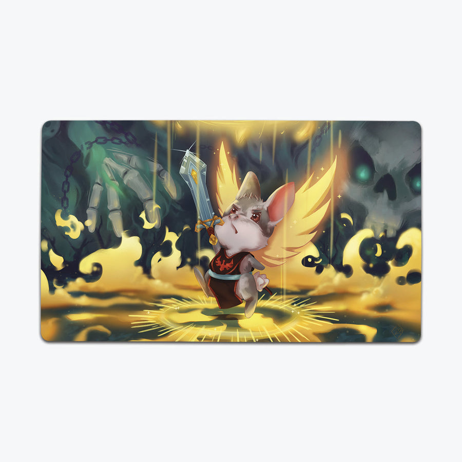Pally, the Fierce Bunny Fighter Playmat