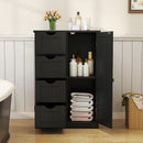3-Tier Modern Wall Mounted Shelves Wooden Floating Shelving Unit Metal Ladder Bookshelf