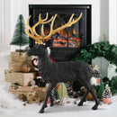 Standing Reindeer Statue Aluminum Deer Sculpture for Indoors Christmas Decor
