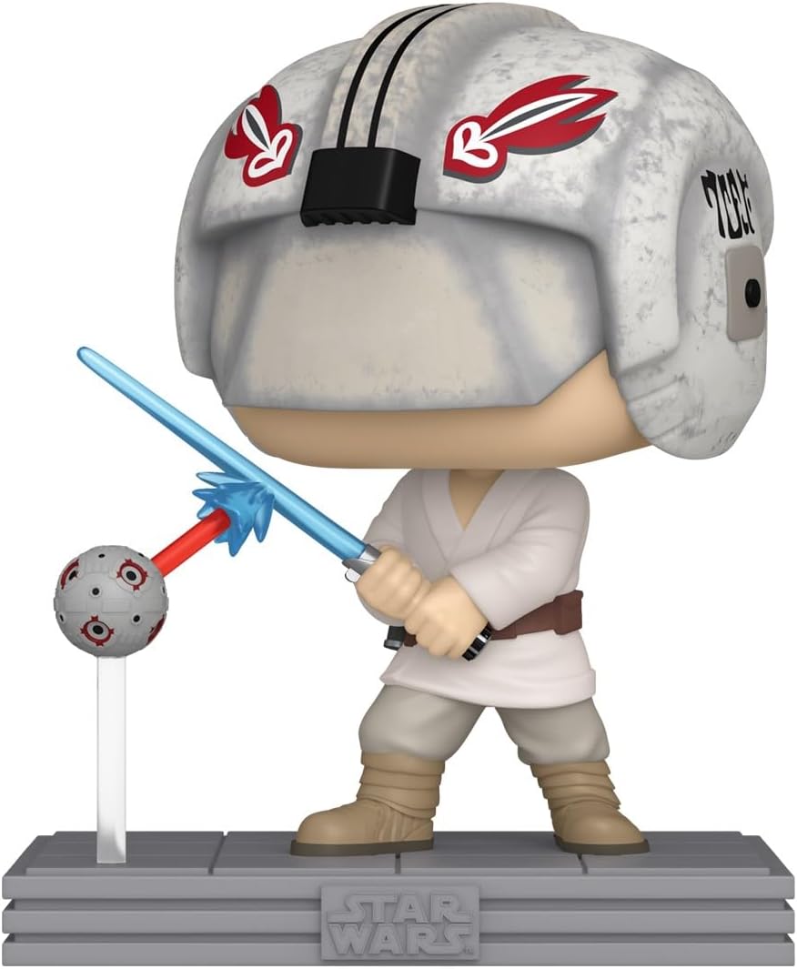 Funko Pop! Star Wars Luke Skywalker with Remote Vinyl Figure #765 with Funko Protector