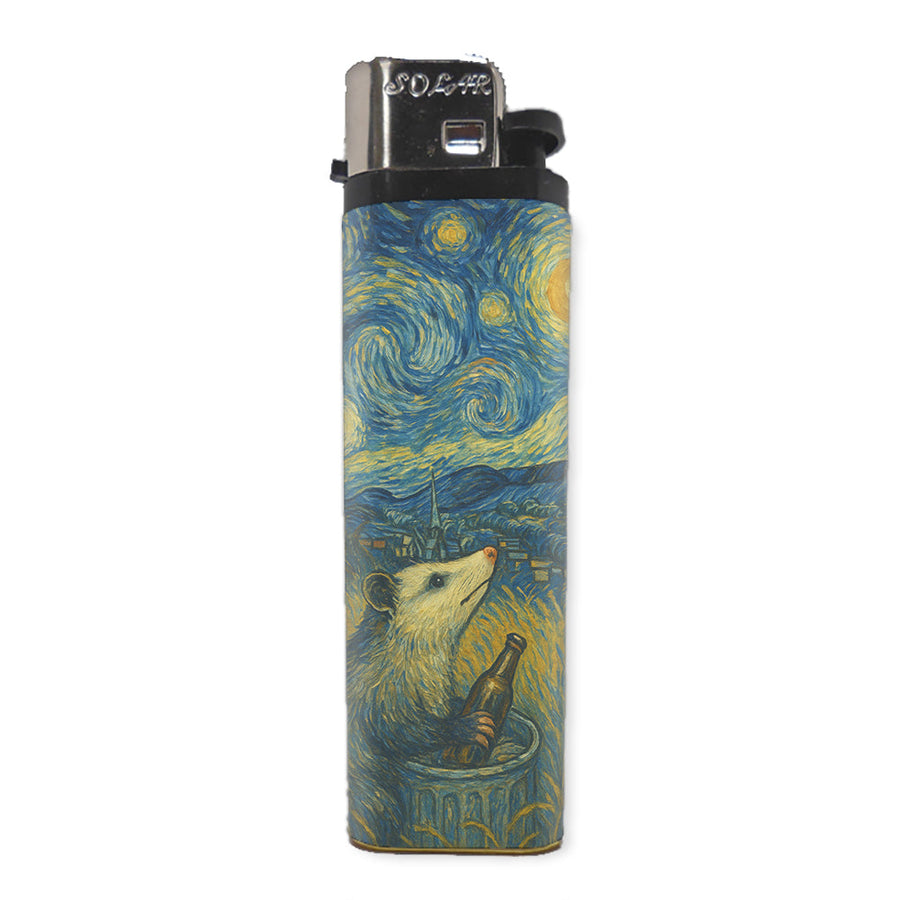 Starry Night From Another Perspective Basic Lighter