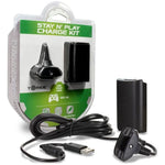 Stay N Play Controller Charge Kit - Xbox 360 (BLACK)