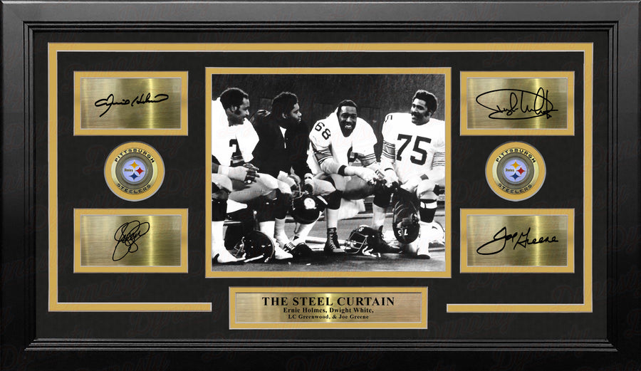 The Steel Curtain on the Bench Pittsburgh Steelers 8