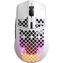 SteelSeries Aerox 3 Wireless Ultra Lightweight USB RGTB Optical Gaming Mouse - Snow