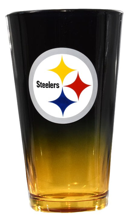 Pittsburgh Steelers Ombre Pint Glass