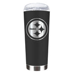 Pittsburgh Steelers 18 oz. Black Roadie Travel Tumbler