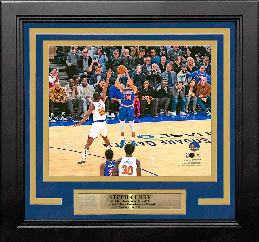 Steph Curry 3-Point Record-Breaking Shot Golden State Warriors 8