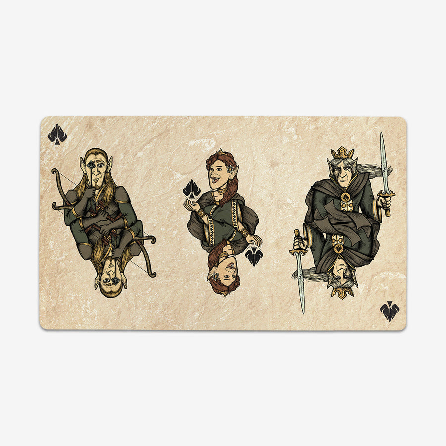 Elvish Court Of Spades Playmat