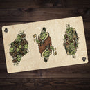 Orcish Court Of Clubs Playmat