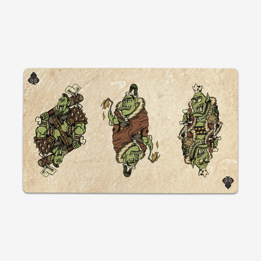 Orcish Court Of Clubs Playmat