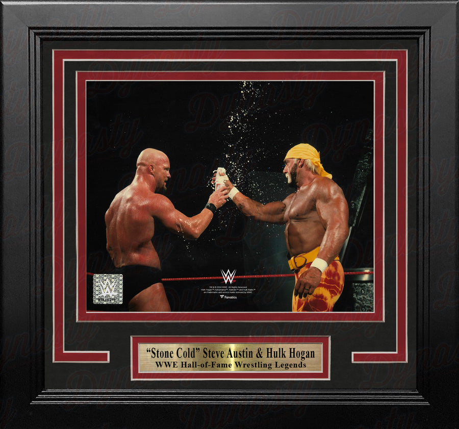 Stone Cold Steve Austin & Hulk Hogan Toast in the Ring 8