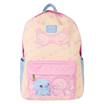 Disney Stitch & Angel All-Over Print Nylon Full-Size Backpack
