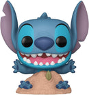 Funko Pop! Disney Lilo & Stitch Stitch in Sand Vinyl Figure #1566 with Funko Protector