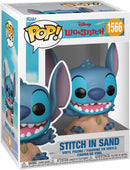 Funko Pop! Disney Lilo & Stitch Stitch in Sand Vinyl Figure #1566 with Funko Protector