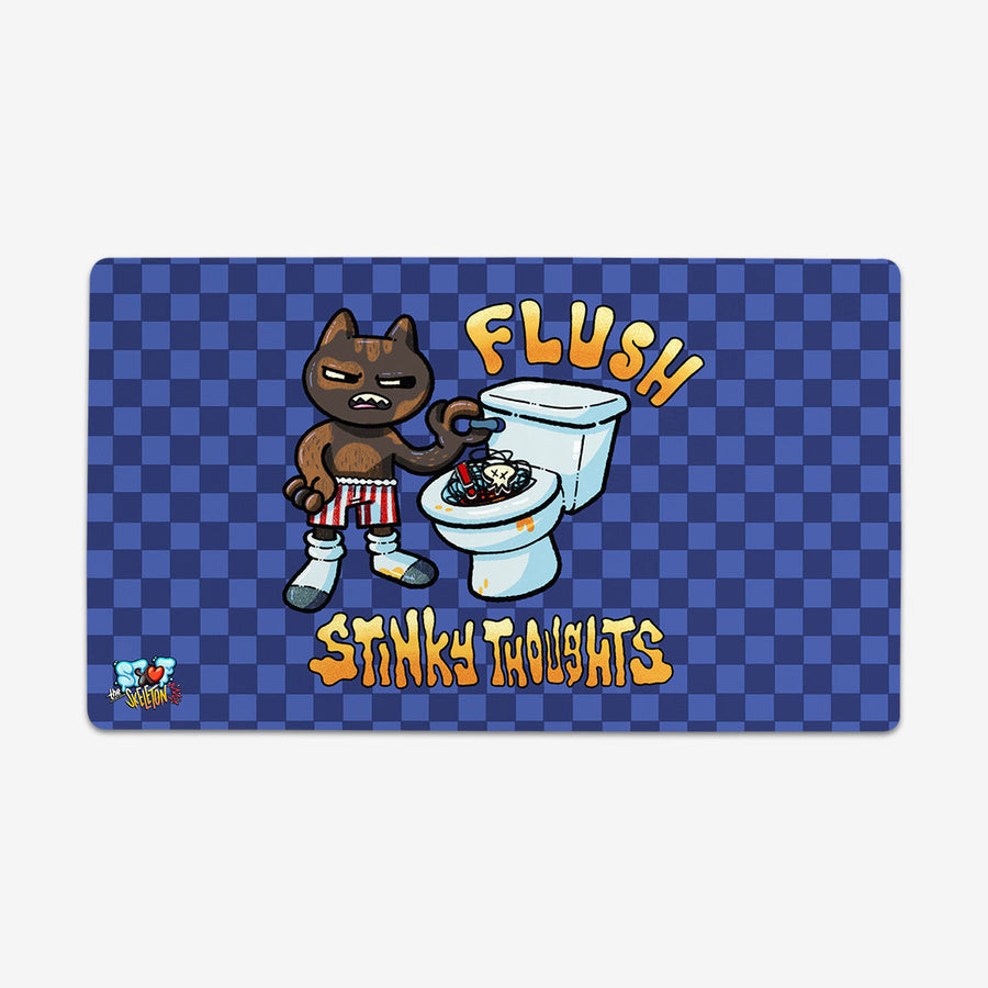 Flush Stinky thoughts Playmat
