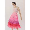 Storia Pink Ombre Tulle Midi Dress [Sizes SM-M remaining]