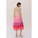 Storia Pink Ombre Tulle Midi Dress [Sizes SM-M remaining]