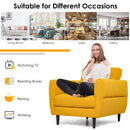 Modern Upholstered Accent Chair Single Sofa Armchair