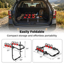 Trunk Mount 3-Bike Rack with Anti-Sway Straps for SUV