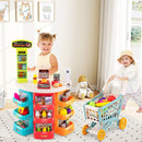 Supermarket Playset for Kids 76 PCS Pretend Play Grocery Store Set with Shopping Cart