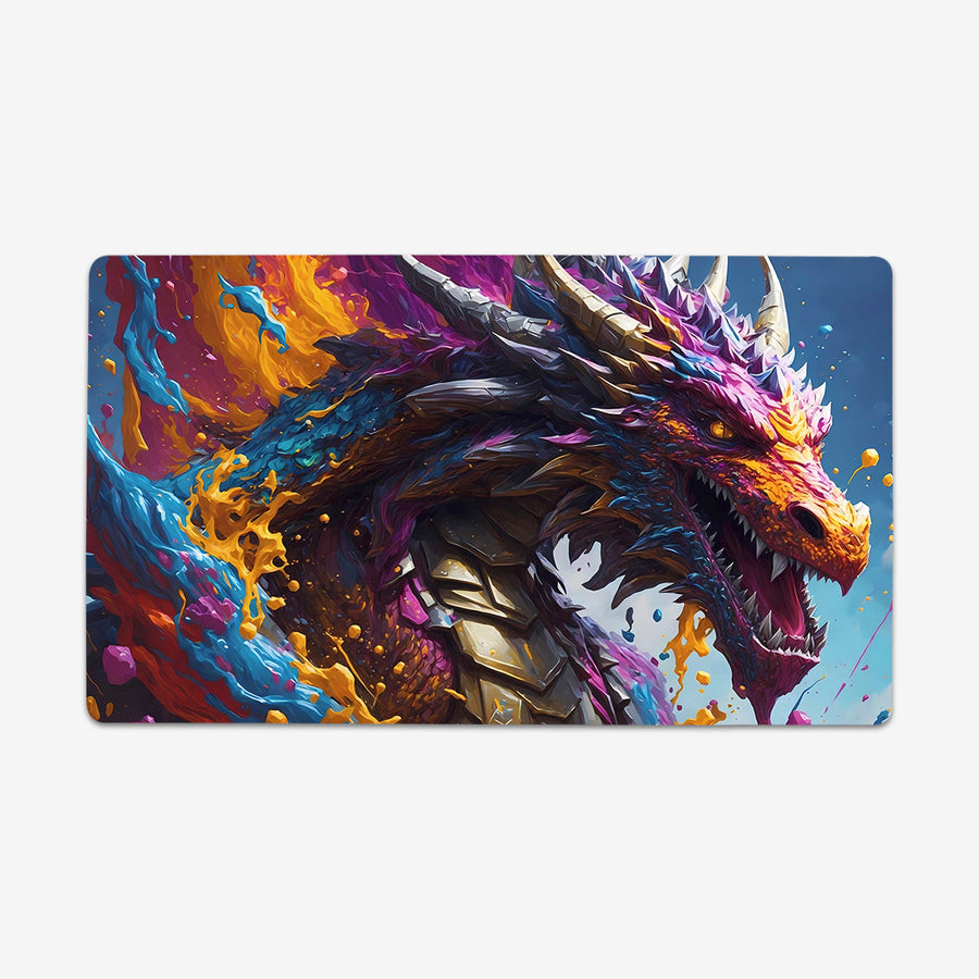 Water Color Dragon Playmat