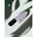 Sword Wife Dagger Hair Claw in White Quartz Acetate | Claw Clip in Velvet Travel Bag