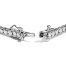 14K White Gold 3.00 Ctw Diamond Classic Standard 4 Prong Set Tennis Bracelet
