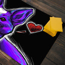 Blacklight Corgi Playmat