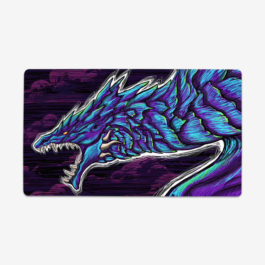 Blacklight Dragon Playmat