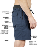 Thunderbird Short - Grey Blue
