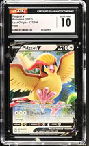Pidgeot V Pokemon 2022 English Lost Origin 137/196 Holo CGC GEM MINT 10