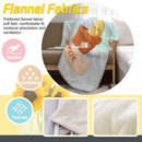 Personalized Kawaii Banana Blanket | Custom Name | Cute Potted Fruit Mint Blue Fleece Throw Gift