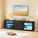 TV Stand for TVs up to 85 Inches LED Entertainment Center with Power Outlets