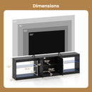 TV Stand for TVs up to 85 Inches LED Entertainment Center with Power Outlets