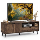 TV Stand for TVs up to 65 Inches Rustic Entertainment Center-Brown