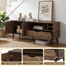 TV Stand for TVs up to 65 Inches Rustic Entertainment Center-Brown