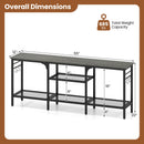 TV Stand for TVs up to 65 Inch with 3-Tier Open Shelves