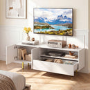 TV Stand for TVs up to 70" with Storage Cabinet and Metal Legs