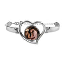 Custom Photo Heart Bracelet – Personalized Picture Bangle