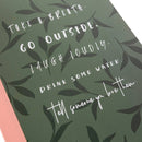 Take A Breath Go Outside Bullet Journal | 120 Dot Grid Pages